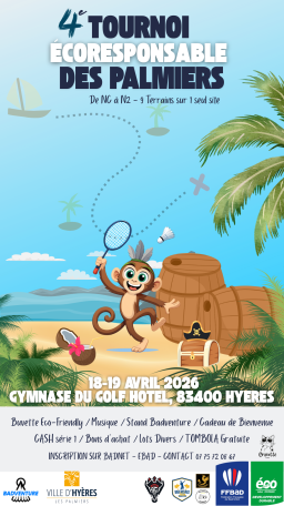 4e Tournoi des Palmiers 18-19 Avril 2026